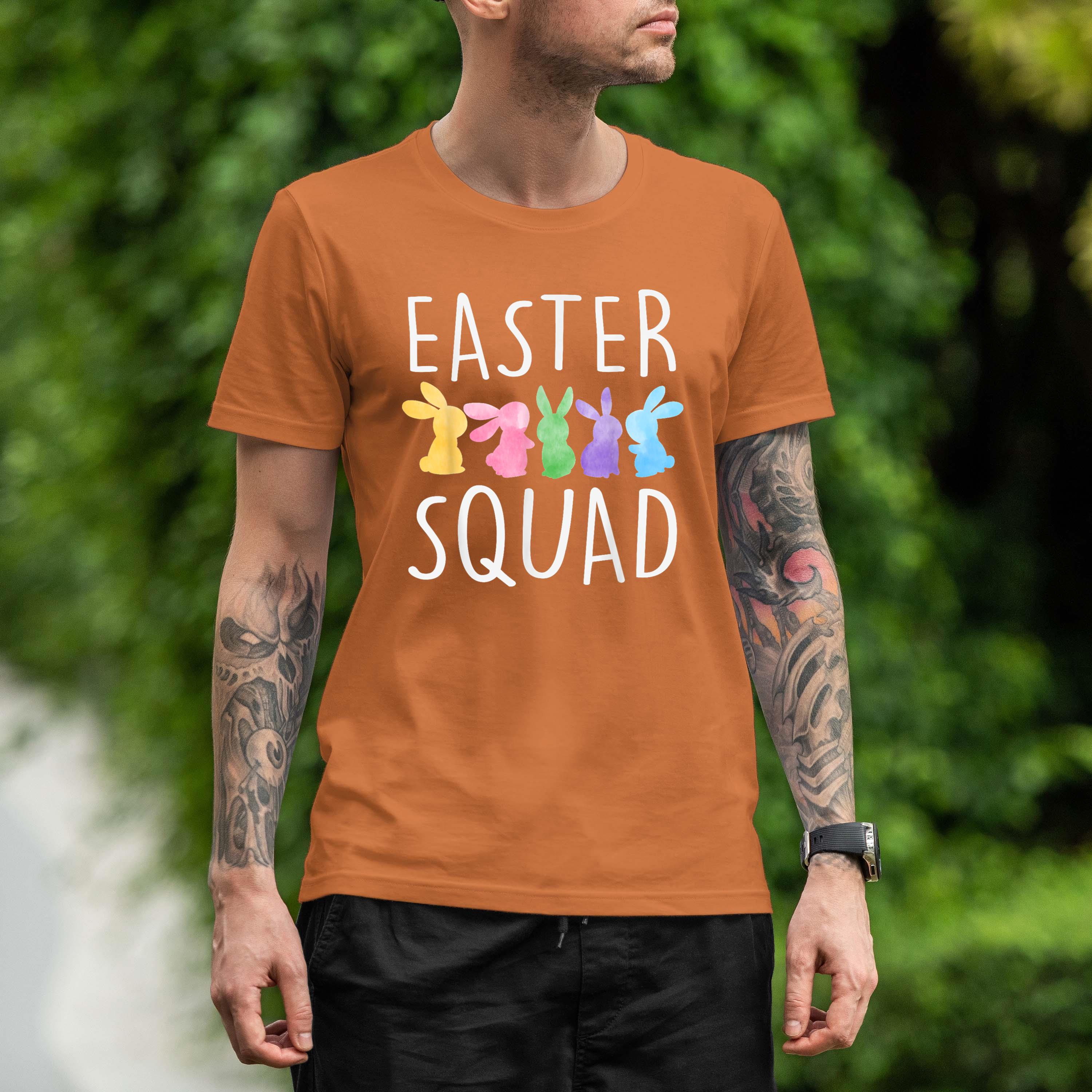 Easter Squad Bunny Rabbit Funny Easter Day Women Girls Shirt 